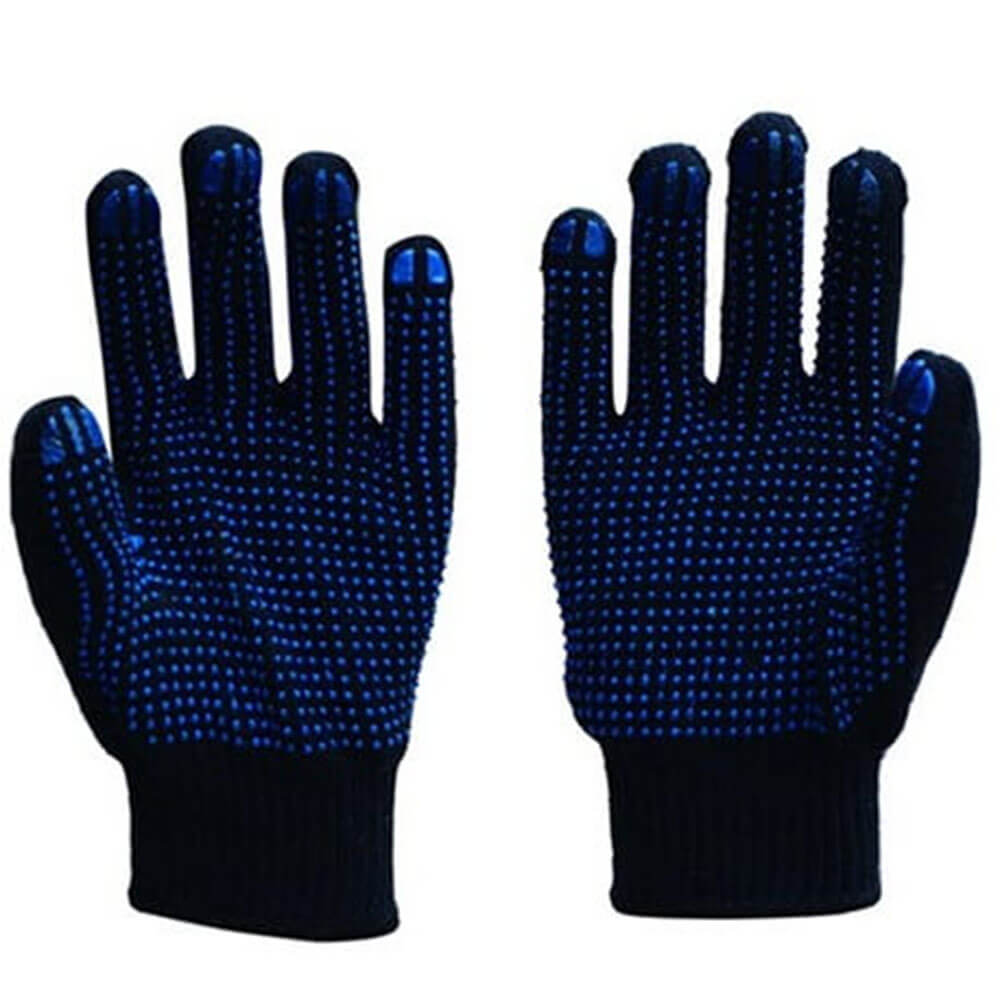 Blue Seamless Knitted with PVC Dots Single/ both sides